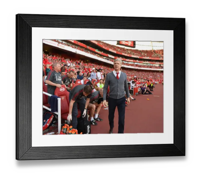 Framed Print : Arsene Wenger: Post-Match Reflections at Arsenal vs Burnley (2017-18) Framed Print : Arsene Wenger: Post-Match Reflections at Arsenal vs Burnley (2017-18)