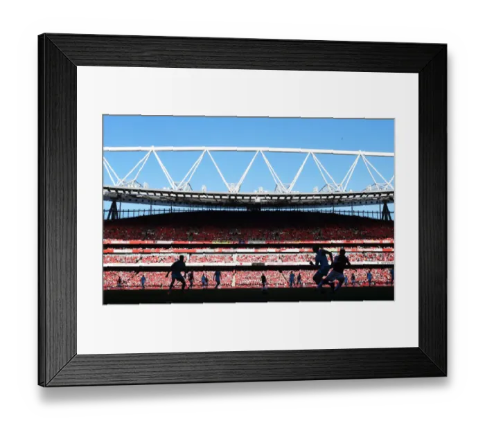Framed Print : Arsenal vs Burnley: Premier League Clash at Emirates Stadium (2017-18)