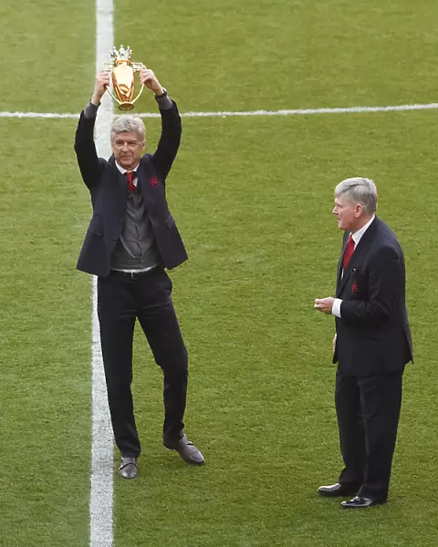 Arsene Wenger and Pat Rice: A Farewell Embrace at Arsenal (Arsenal v Burnley, 2017-18)