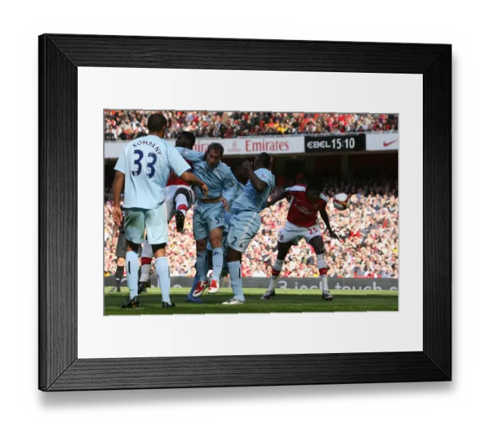 Framed Print : Adebayor Scores First Arsenal Goal Against Manchester City: 2-0 Framed Print : Adebayor Scores First Arsenal Goal Against Manchester City: 2-0