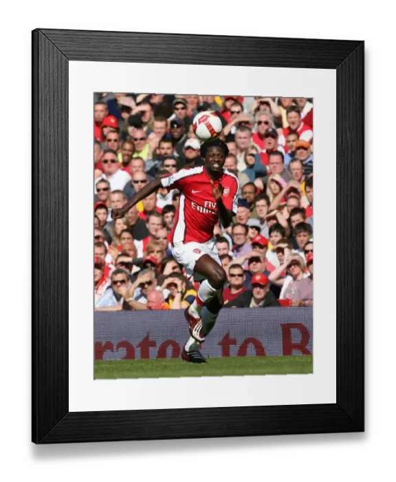 Framed Print : Arsenal's Emmanuel Adebayor Scores in 2:0 Victory over Manchester City, Barclays Premier League, Emirates Stadium, 2009 Framed Print : Arsenal's Emmanuel Adebayor Scores in 2:0 Victory over Manchester City, Barclays Premier League, Emirates Stadium, 2009