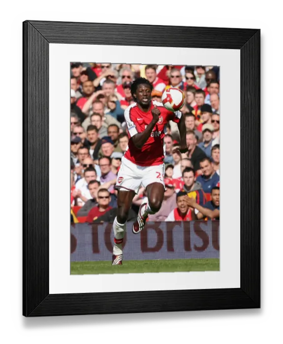 Framed Print : Arsenal's Adebayor Scores Brilliant Double: 2-0 Manchester City, Premier League Victory, Emirates Stadium, 2009 Framed Print : Arsenal's Adebayor Scores Brilliant Double: 2-0 Manchester City, Premier League Victory, Emirates Stadium, 2009