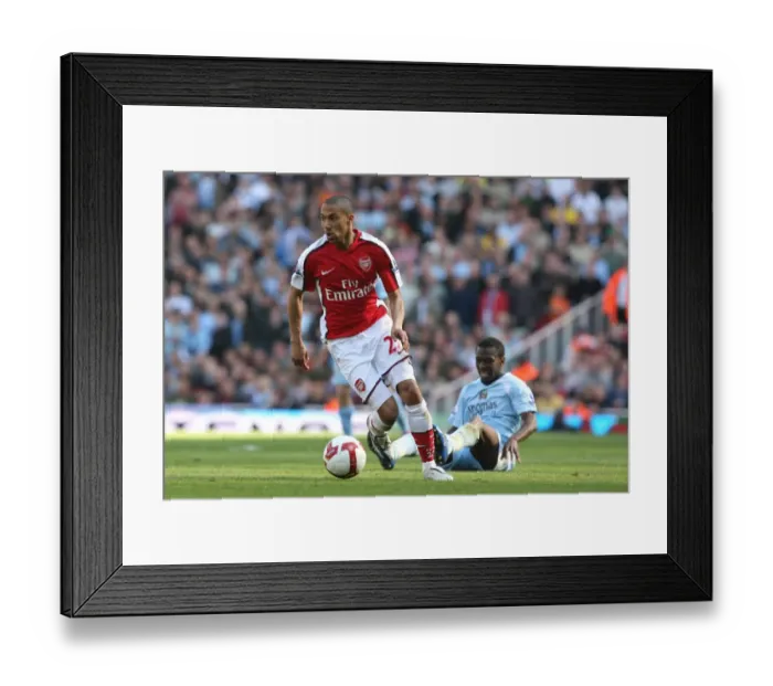 Framed Print : Arsenal's Clichy Shines as Gunners Top Manchester City 2-0 in Premier League Showdown at Emirates, 2009 Framed Print : Arsenal's Clichy Shines as Gunners Top Manchester City 2-0 in Premier League Showdown at Emirates, 2009