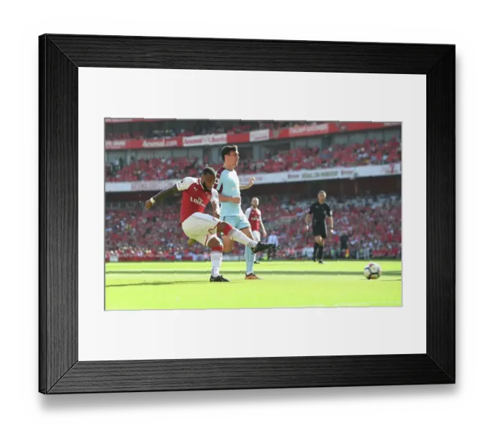 Framed Print : Alexandre Lacazette Scores the Winning Goal: Arsenal vs Burnley, Premier League 2017-18 Framed Print : Alexandre Lacazette Scores the Winning Goal: Arsenal vs Burnley, Premier League 2017-18
