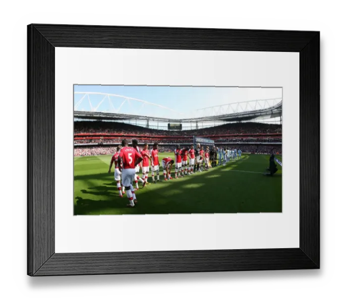 Framed Print : Arsenal's Triumph: 2-0 Over Manchester City, Barclays Premier League, Emirates Stadium, London, 2009 Framed Print : Arsenal's Triumph: 2-0 Over Manchester City, Barclays Premier League, Emirates Stadium, London, 2009