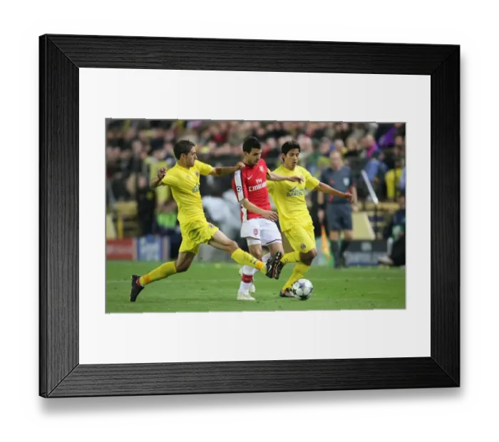 Framed Print : Cesc Fabregas vs. Mati Fernandes: A Battle in the Quarterfinals - Arsenal vs. Villarreal, UEFA Champions League, 2009 Framed Print : Cesc Fabregas vs. Mati Fernandes: A Battle in the Quarterfinals - Arsenal vs. Villarreal, UEFA Champions League, 2009