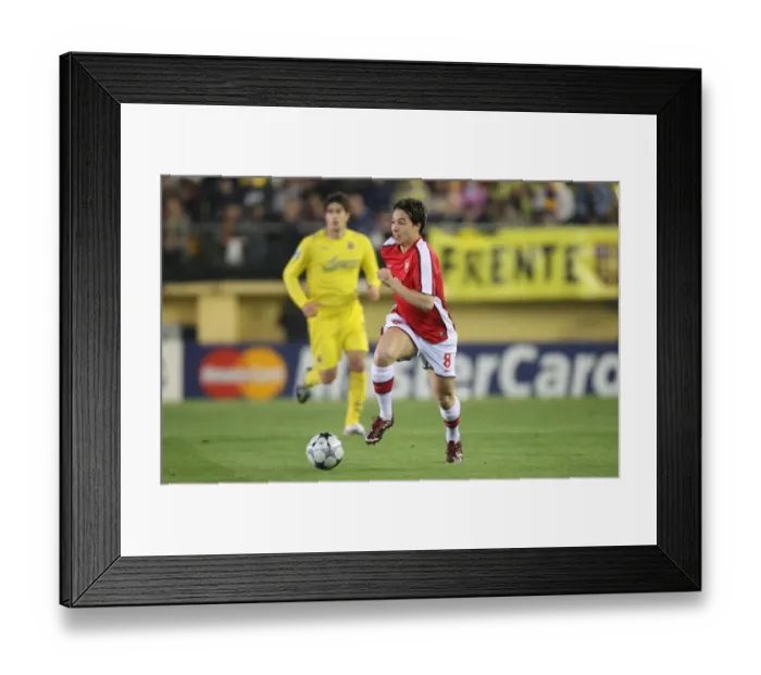 Framed Print : Samir Nasri: Arsenal Star Shines in UEFA Champions League Quarterfinal Clash against Villarreal, Spain, 2009 Framed Print : Samir Nasri: Arsenal Star Shines in UEFA Champions League Quarterfinal Clash against Villarreal, Spain, 2009