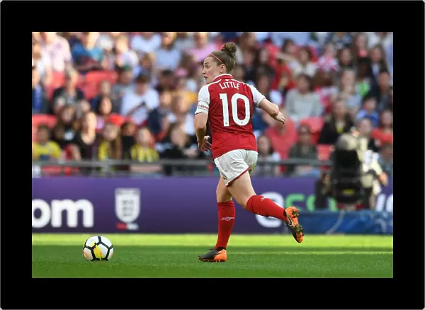 Kim Little in Action: Arsenal Women vs. Chelsea Ladies - FA Cup Final 2018