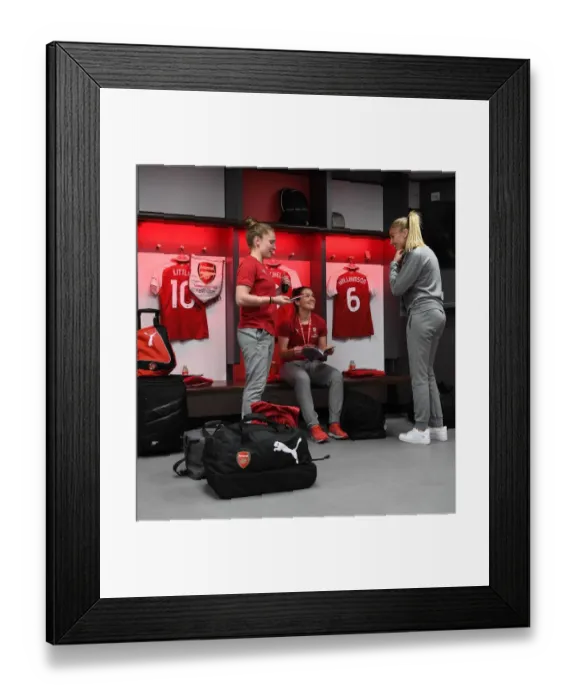 Framed Print : Arsenal Women's Triumvirate: Williamson, Mitchell, and Little Prepare for FA Cup Final Showdown Against Chelsea Framed Print : Arsenal Women's Triumvirate: Williamson, Mitchell, and Little Prepare for FA Cup Final Showdown Against Chelsea