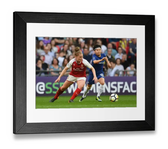 Framed Print : FA Cup Final Showdown: A Battle of Stars - Kim Little vs Ji So-yun (Arsenal Women vs Chelsea Ladies) Framed Print : FA Cup Final Showdown: A Battle of Stars - Kim Little vs Ji So-yun (Arsenal Women vs Chelsea Ladies)
