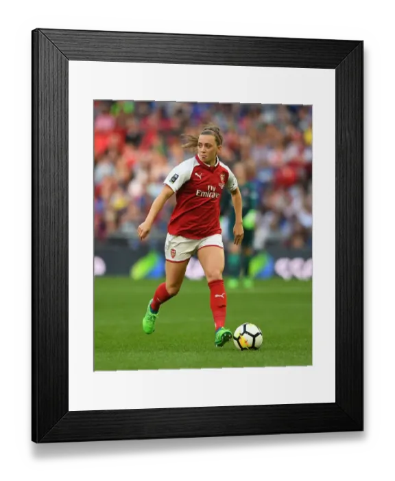 Framed Print : Katie McCabe in Action at the Arsenal Women vs. Chelsea Ladies FA Cup Final