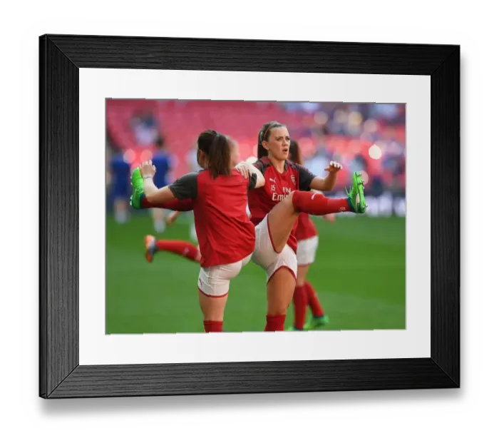 Framed Print : Katie McCabe: Arsenal Star Readies for FA Cup Final Clash Against Chelsea Ladies Framed Print : Katie McCabe: Arsenal Star Readies for FA Cup Final Clash Against Chelsea Ladies