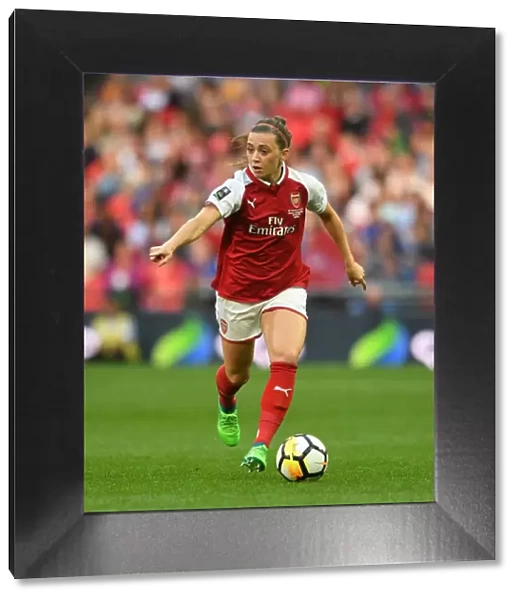 Katie McCabe in Action: Arsenal Women's FA Cup Final Showdown against Chelsea Ladies