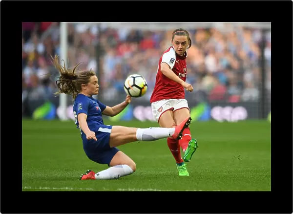 Clash of Titans: McCabe vs. Cuthbert in the FA Cup Final Showdown - Arsenal Women vs. Chelsea Ladies