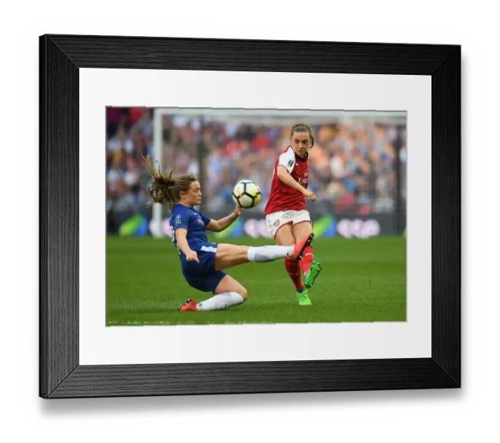 Framed Print : Clash of Titans: McCabe vs. Cuthbert in the FA Cup Final Showdown - Arsenal Women vs. Chelsea Ladies Framed Print : Clash of Titans: McCabe vs. Cuthbert in the FA Cup Final Showdown - Arsenal Women vs. Chelsea Ladies