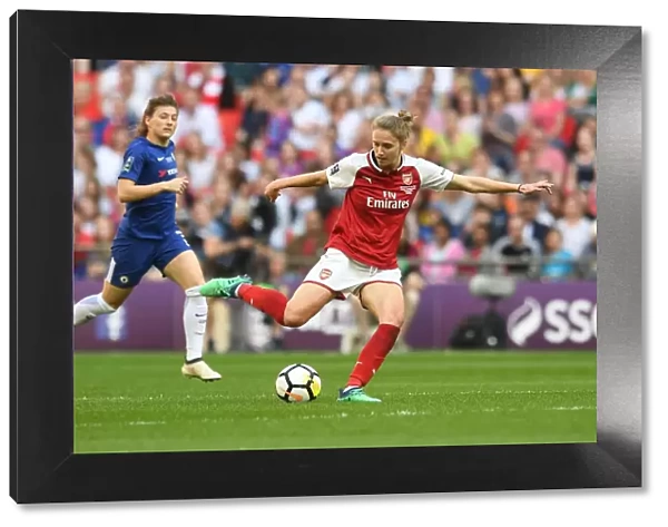Vivianne Miedema in Action at the FA Cup Final: Arsenal Women vs. Chelsea Ladies