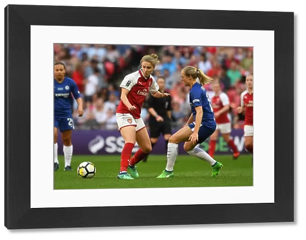 Arsenal's Vivianne Miedema Clashes with Chelsea's Magdalena Eriksson in FA Cup Final Showdown