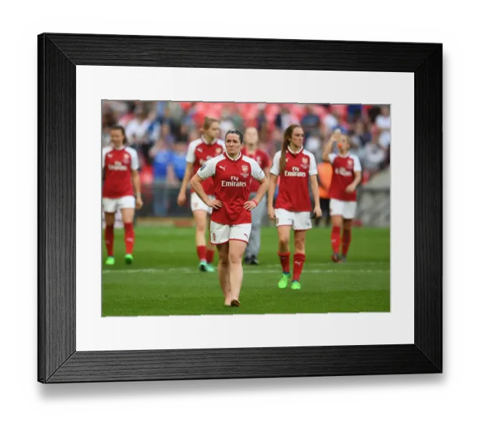 Framed Print : Emma Mitchell, Arsenal Women's Victory in FA Cup Final Against Chelsea Ladies Framed Print : Emma Mitchell, Arsenal Women's Victory in FA Cup Final Against Chelsea Ladies