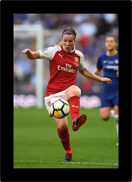 Emma Mitchell in Action: Arsenal Women vs. Chelsea Ladies - FA Cup Final 2018