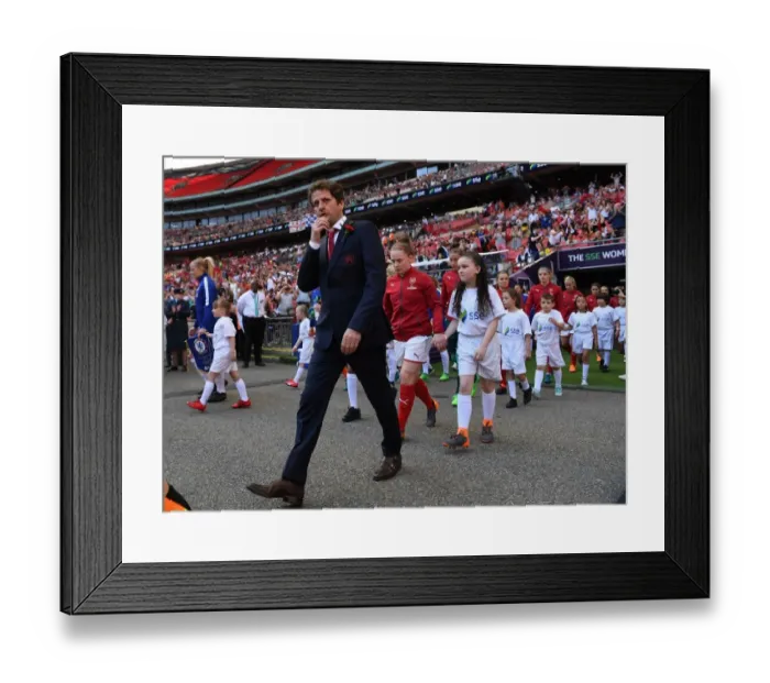 Framed Print : Joe Montemurro Leads Arsenal in FA Cup Final Showdown against Chelsea