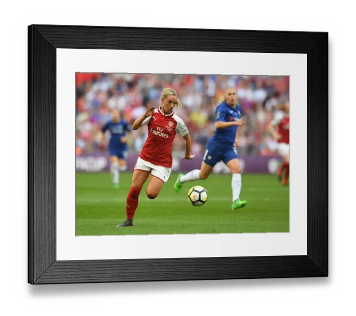 Framed Print : Jordan Nobbs in Action: Arsenal Women's FA Cup Final Showdown Against Chelsea Ladies