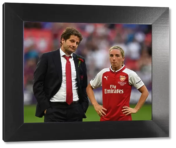 Arsenal Women's FA Cup Final Triumph: Montemurro and Nobbs Celebrate Victory over Chelsea