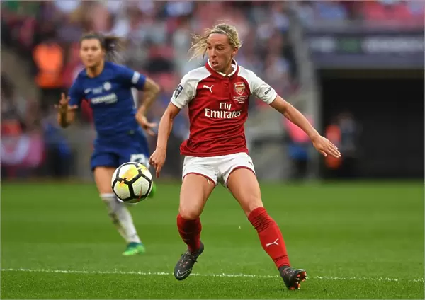 Jordan Nobbs in Action: Arsenal Women's FA Cup Final Showdown against Chelsea Ladies