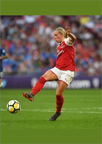 Jordan Nobbs of Arsenal in Action at the FA Cup Final against Chelsea Ladies