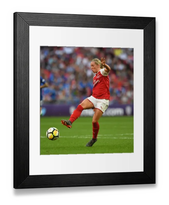Framed Print : Jordan Nobbs of Arsenal in Action at the FA Cup Final against Chelsea Ladies