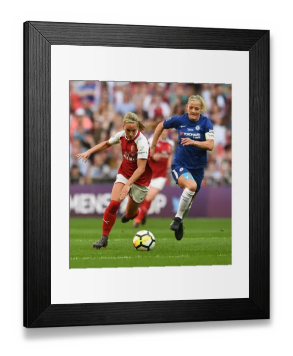 Framed Print : Arsenal vs Chelsea: Nobbs vs Chapman - FA Cup Final Showdown