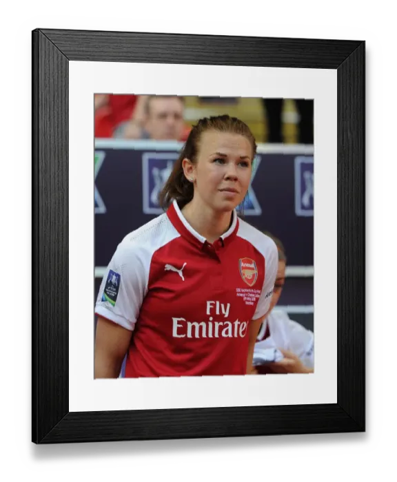 Framed Print : Jessica Samuelsson (Arsenal). Arsenal Women 1: 3 Chelsea Ladies. Womens FA Cup Final