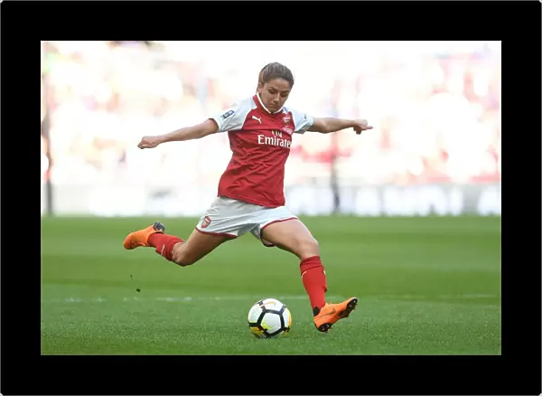 Arsenal's Danielle van Donk in Action at the FA Cup Final: Arsenal Women vs. Chelsea Ladies
