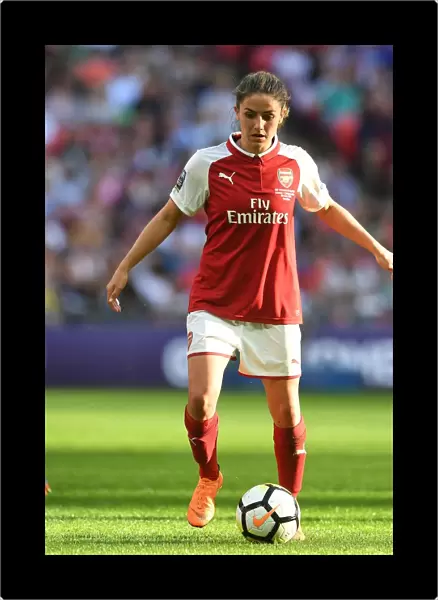 Danielle van Donk in Action at the Arsenal Women vs. Chelsea Ladies FA Cup Final