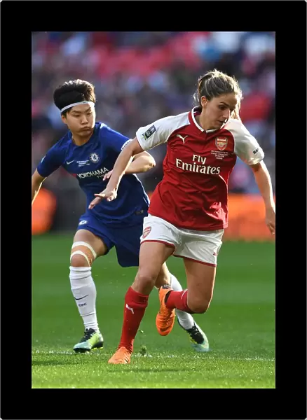 Arsenal's Danielle van de Donk Clashes with Chelsea's Ji So-yun in FA Cup Final Showdown