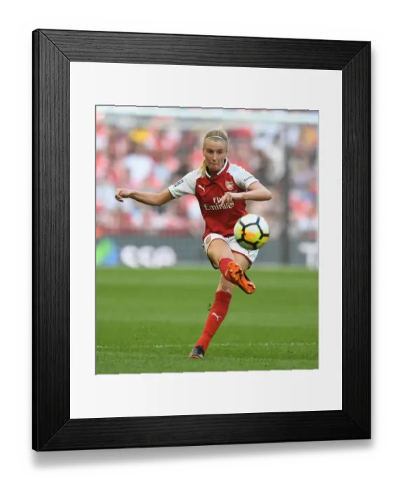 Framed Print : Leah Williamson: Arsenal Star Shines in FA Cup Final Showdown against Chelsea Ladies