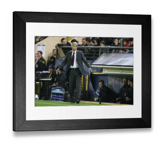 Framed Print : Arsene Wenger at the Brink: Arsenal vs. Villarreal, 2009 UEFA Champions League Quarterfinal (1:1) Framed Print : Arsene Wenger at the Brink: Arsenal vs. Villarreal, 2009 UEFA Champions League Quarterfinal (1:1)
