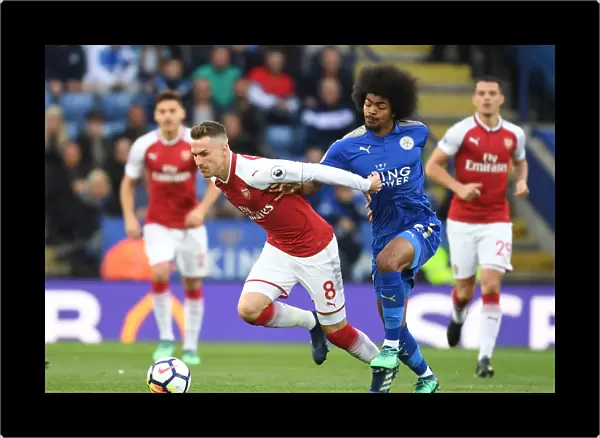 Aaron Ramsey Outmaneuvers Hamza Choudhury: Leicester City vs. Arsenal, Premier League Showdown
