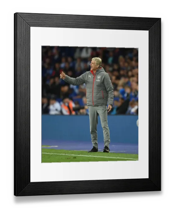 Framed Print : Arsene Wenger vs. Leicester City: A Premier League Battle (2017-18)