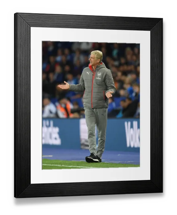 Framed Print : Arsene Wenger Faces Off Against Leicester City: A Premier League Showdown (2017-18) Framed Print : Arsene Wenger Faces Off Against Leicester City: A Premier League Showdown (2017-18)