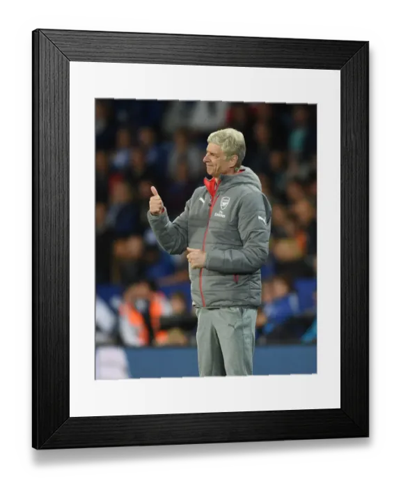 Framed Print : Arsene Wenger at Leicester City: Premier League Clash (2017-18) Framed Print : Arsene Wenger at Leicester City: Premier League Clash (2017-18)