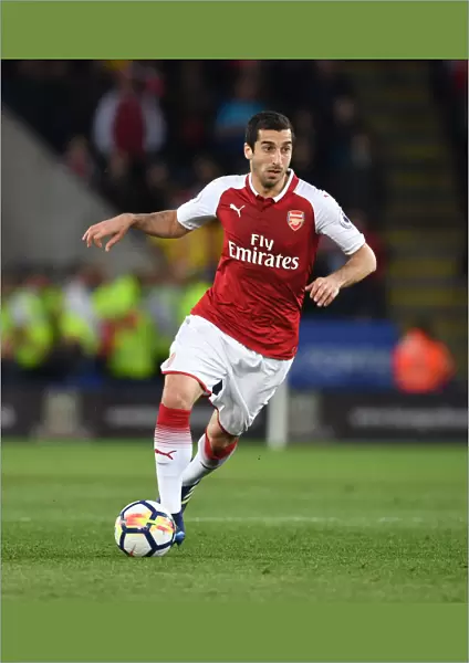 Henrikh Mkhitaryan: In Action for Arsenal Against Leicester City, Premier League 2017-18