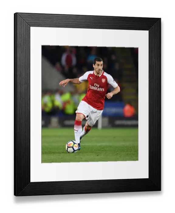 Framed Print : Henrikh Mkhitaryan: In Action for Arsenal Against Leicester City, Premier League 2017-18 Framed Print : Henrikh Mkhitaryan: In Action for Arsenal Against Leicester City, Premier League 2017-18