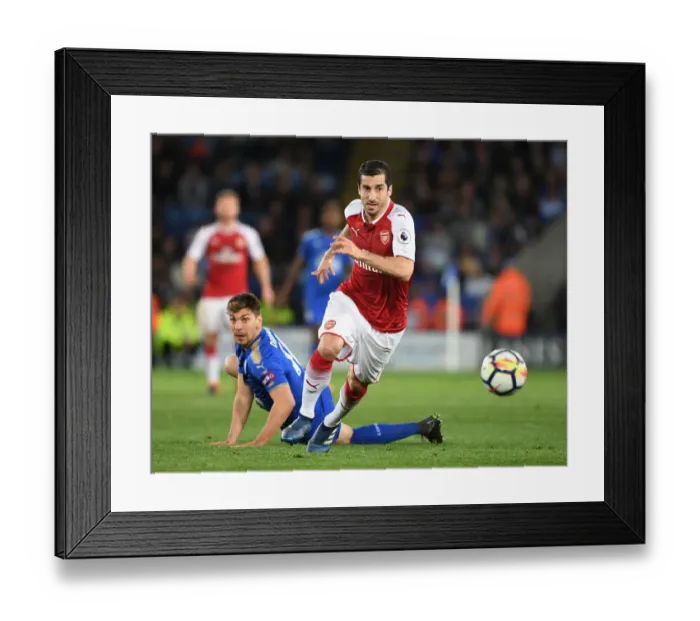 Framed Print : Mkhitaryan's Magic: Outsmarting Dragovic in Arsenal's Premier League Victory Framed Print : Mkhitaryan's Magic: Outsmarting Dragovic in Arsenal's Premier League Victory