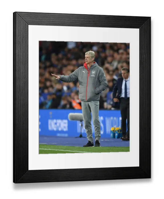 Framed Print : Arsene Wenger vs. Leicester City: A Premier League Battle (2017-18)