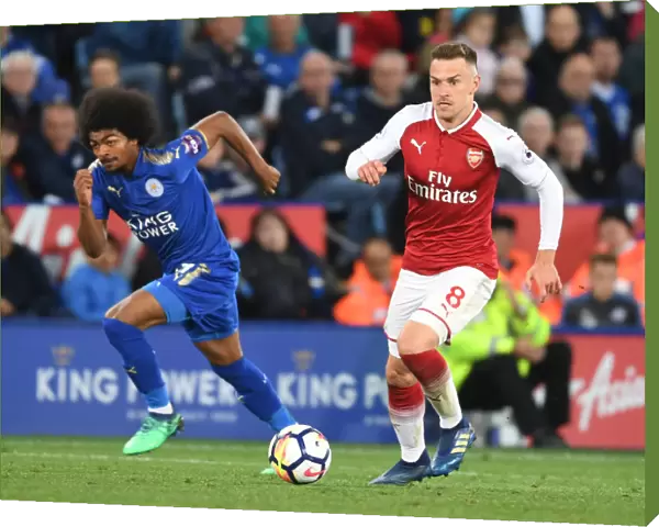 Ramsey Outwits Choudhury: Arsenal's Midfield Maestro Outmaneuvers Leicester's Defender in Premier League Showdown