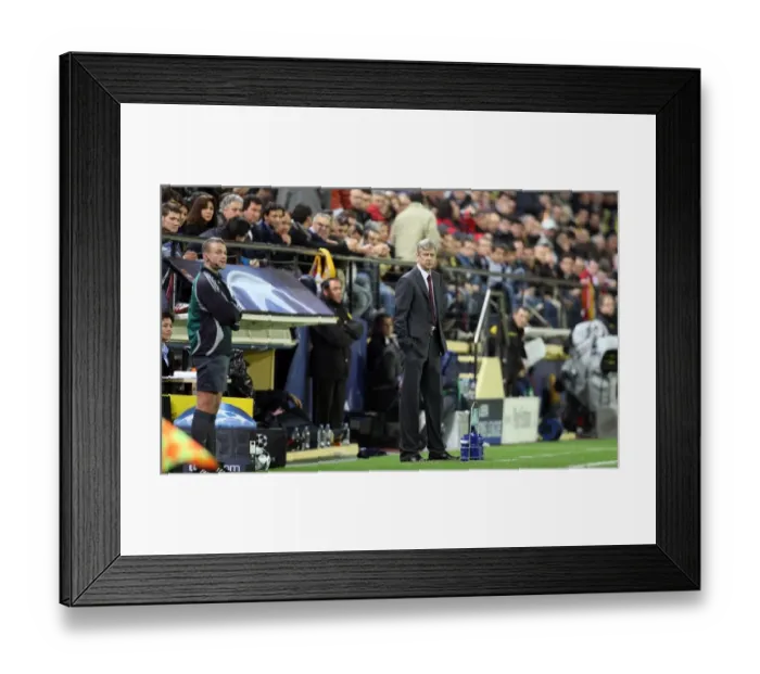 Framed Print : Arsene Wenger vs Villarreal: A UEFA Champions League Battle, 1st Leg Framed Print : Arsene Wenger vs Villarreal: A UEFA Champions League Battle, 1st Leg