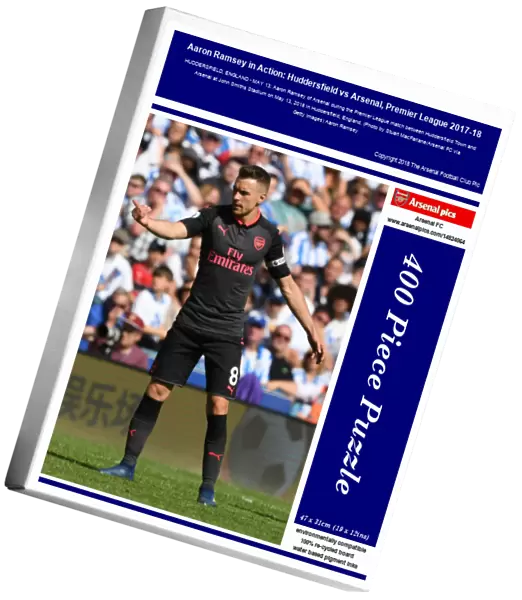 Aaron Ramsey in Action: Huddersfield vs Arsenal, Premier League 2017-18