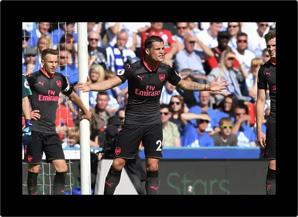 Granit Xhaka: In Action for Arsenal vs Huddersfield Town, Premier League 2017-18
