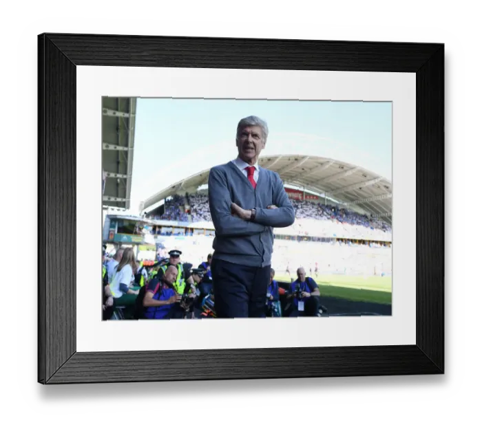 Framed Print : Arsene Wenger's Farewell: Huddersfield Town vs. Arsenal (May 2018)