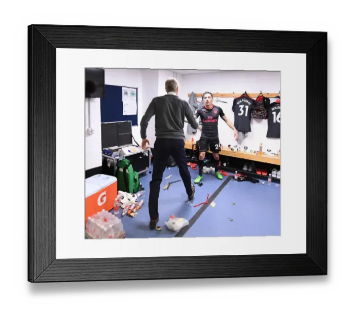 Framed Print : Arsenal vs. Huddersfield Town: Premier League Battle at John Smith's Stadium (May 2018)